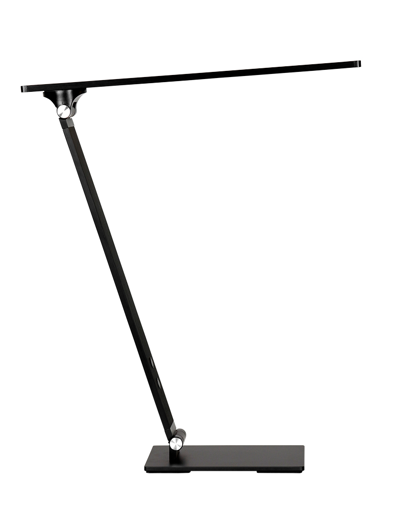 Moderne Lampe De Table Aura | 11-11-18Cm | Noir | Lampe De Chevet | Métal |  Led Geïntegreerd Rgb Led | Avec Interrupteur À C[u2021]