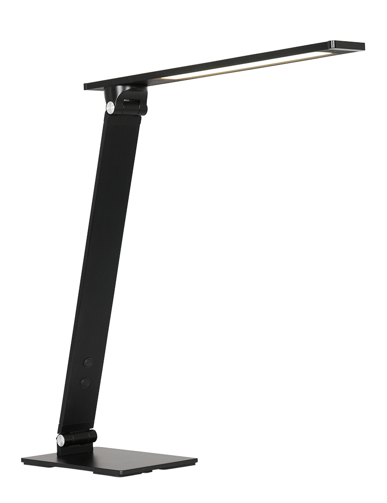 Moderne Lampe De Table Aura | 11-11-18Cm | Noir | Lampe De Chevet | Métal |  Led Geïntegreerd Rgb Led | Avec Interrupteur À C[u2021]