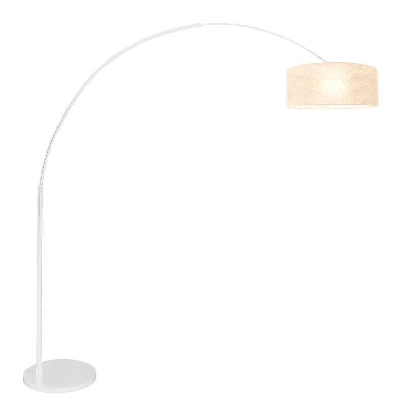 lampadaire-gris-avec-abat-jour-blanc-steinhauer-sparkled-light-opaque-7168w-2