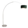 lampe-a-arc-a-abat-jour-noir-steinhauer-sparkled-light-gris-et-noir-8124st