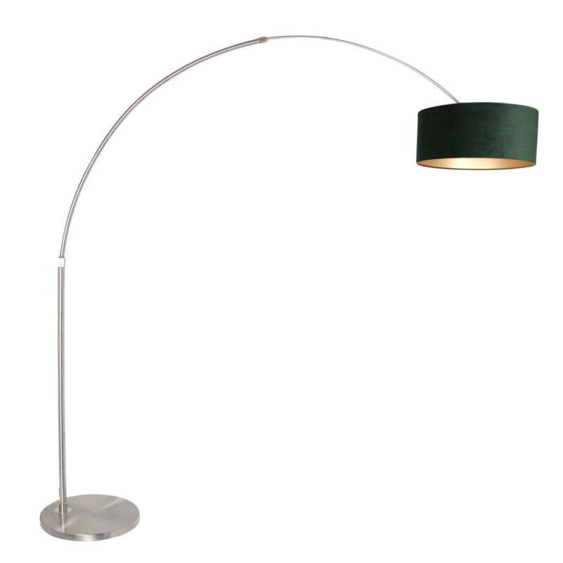 lampe-a-arc-a-abat-jour-noir-steinhauer-sparkled-light-gris-et-noir-8124st-2