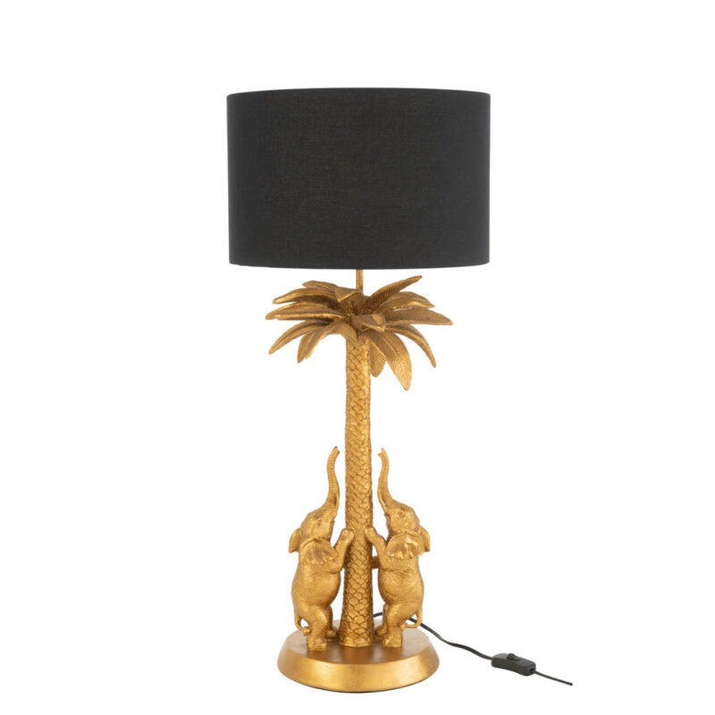 lampe-de-table-classique-or-et-noir-elephants-jolipa-palmtree-elephant-poly-35374-2