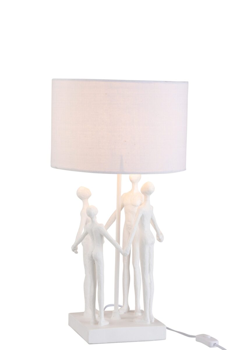 lampe-de-table-moderne-blanche-avec-figures-humaines-jolipa-figurines-2108-4