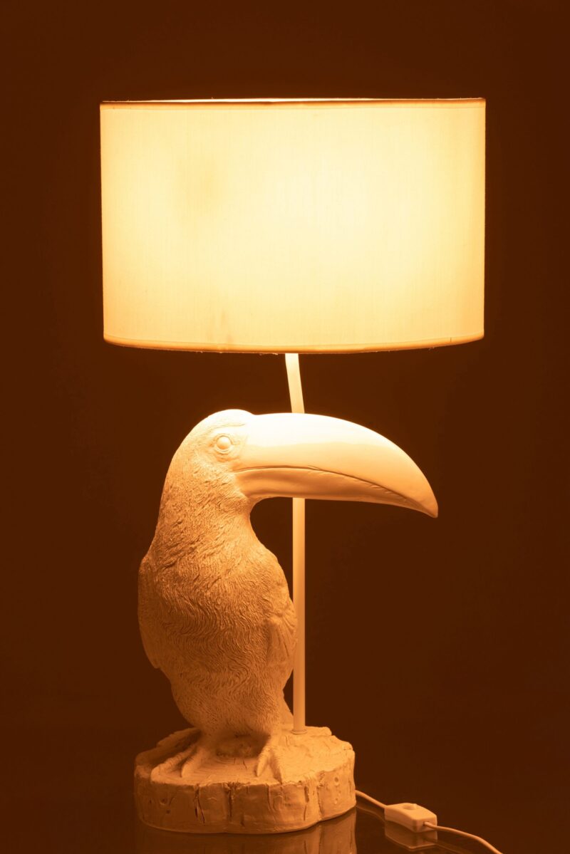 lampe-de-table-moderne-blanche-oiseau-jolipa-toucan-poly-11699-5