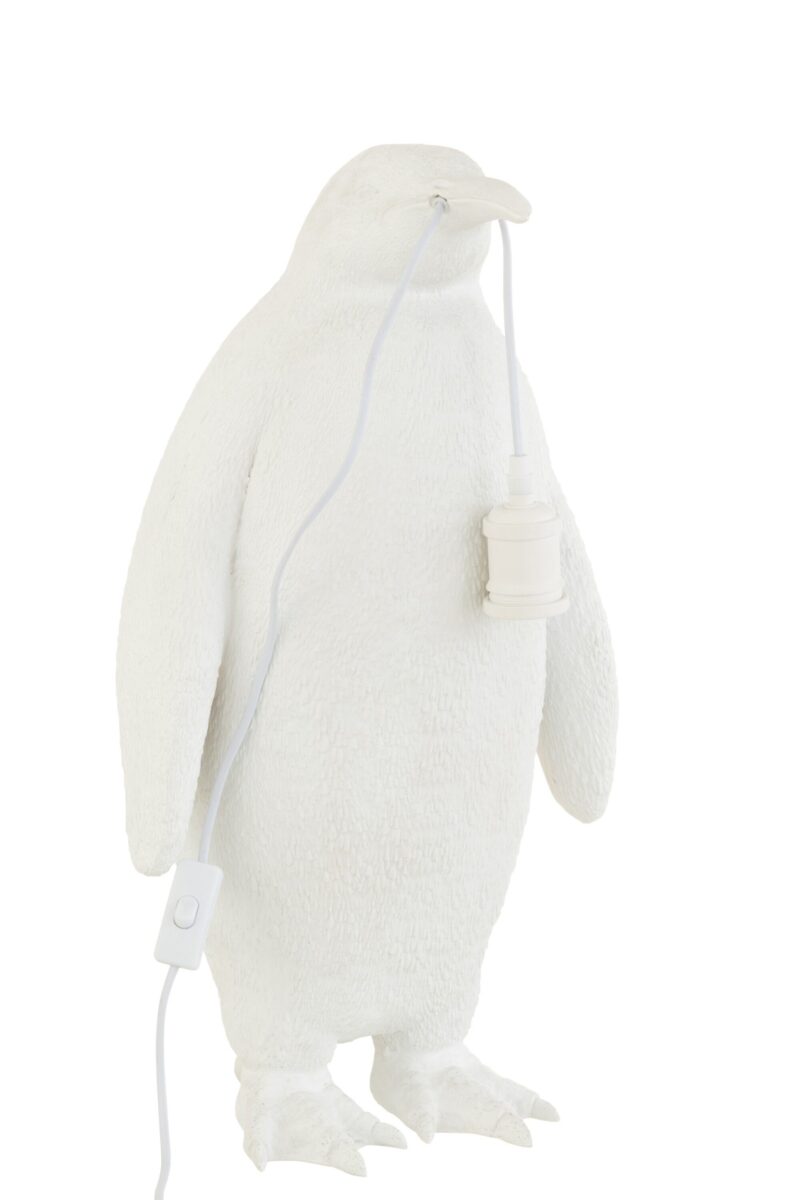 lampe-de-table-moderne-blanche-pingouin-jolipa-penguin-poly-37841-6