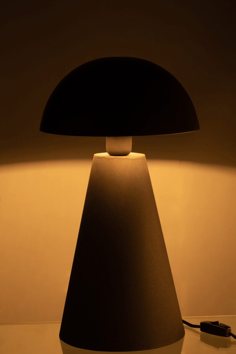 lampe-de-table-moderne-noire-a-abat-jour-spherique-jolipa-mushroom-33157-5