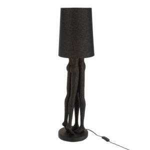 lampe-de-table-moderne-noire-avec-figures-humaines-jolipa-couple-resin-21552