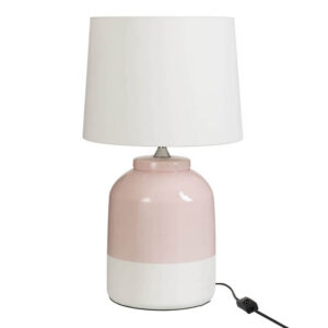lampe-de-table-moderne-rose-et-blanche-jolipa-lucas-82948