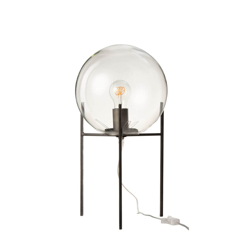 lampe-de-table-retro-a-globe-en-verre-fume-noir-jolipa-yukon-10304-2