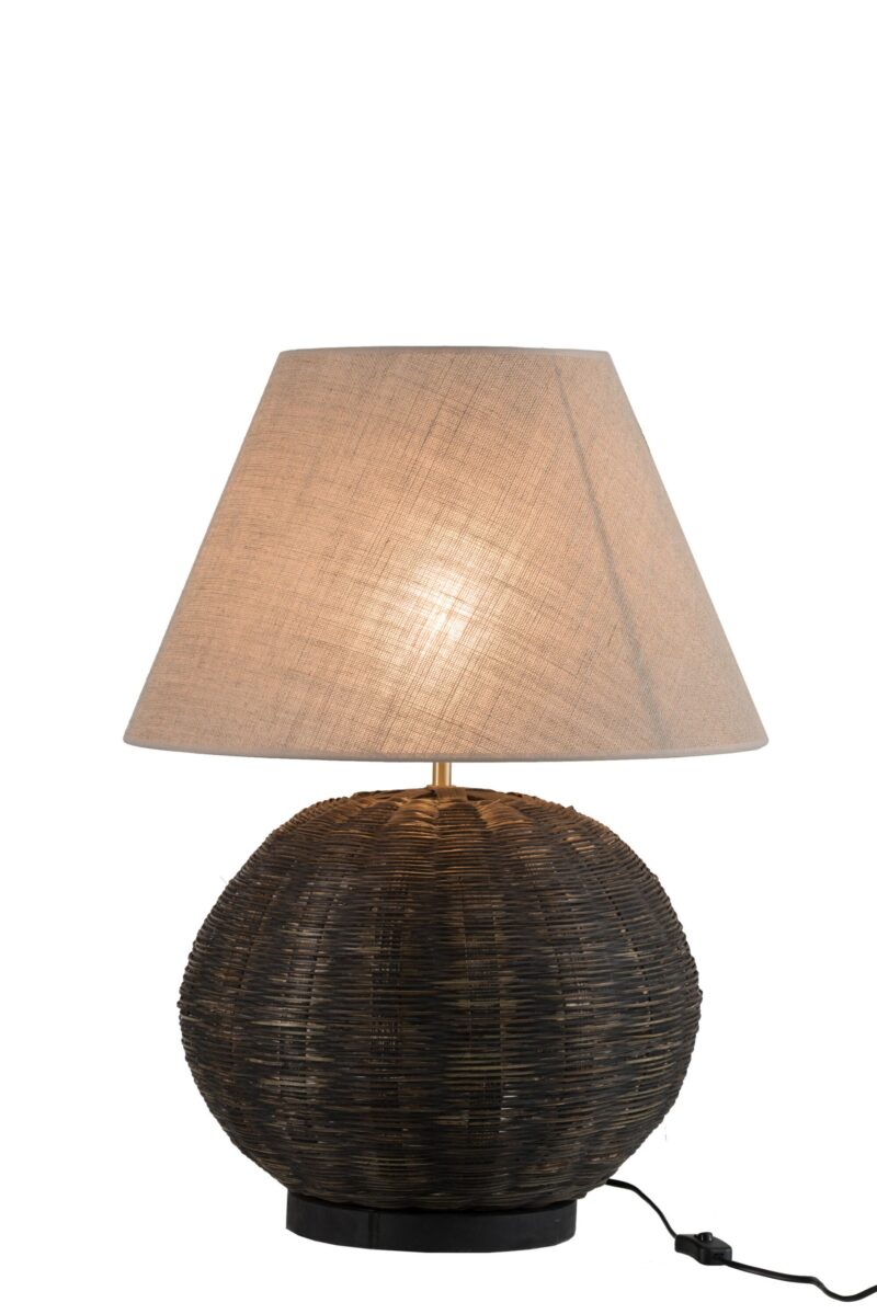 lampe-de-table-rustique-beige-et-noire-jolipa-ozzy-85191-3