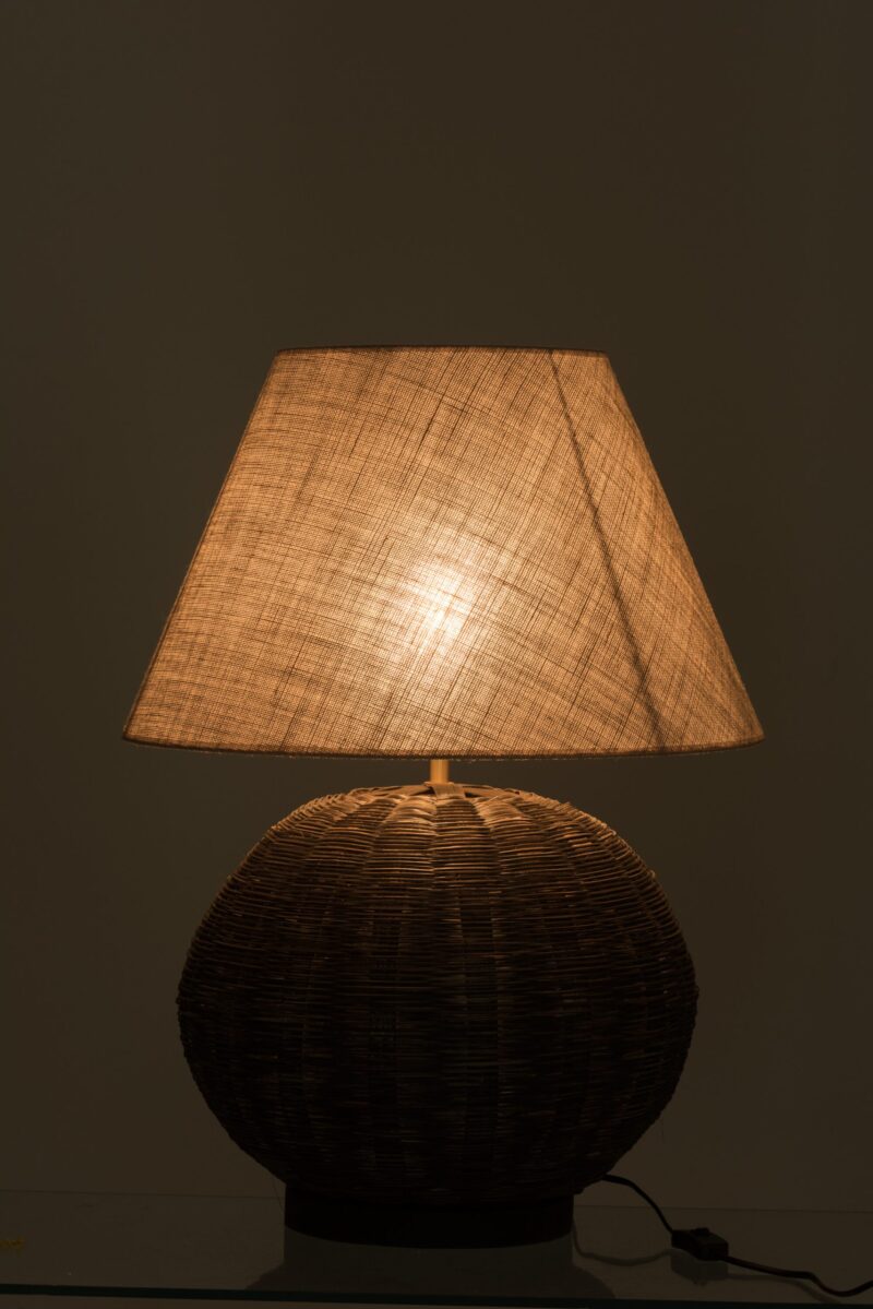 lampe-de-table-rustique-beige-et-noire-jolipa-ozzy-85191-4