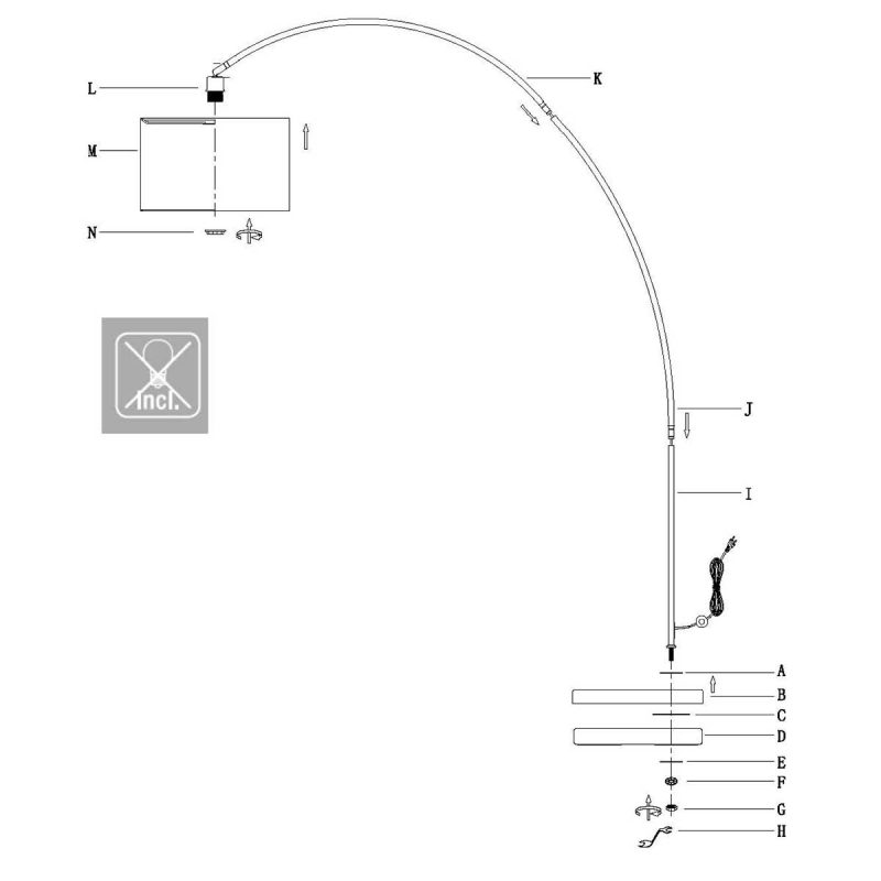 lampadaire-arc-moderne-noir-avec-abat-jour-beige-mexlite-solva-3905zw-7