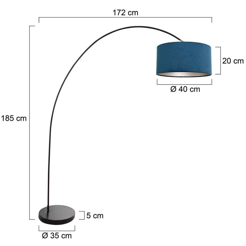 lampadaire-arc-moderne-noir-avec-abat-jour-bleu-mexlite-solva-3900zw-5