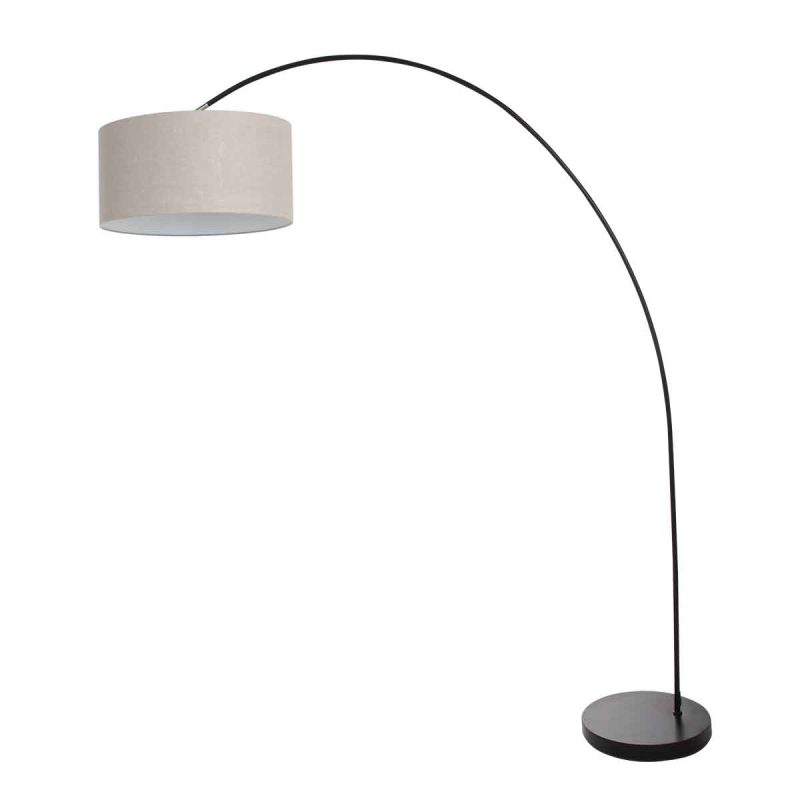 lampadaire-arc-noir-avec-abat-jour-gris-mexlite-solva-3898zw-1