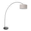 lampadaire-arc-noir-avec-abat-jour-gris-mexlite-solva-3898zw