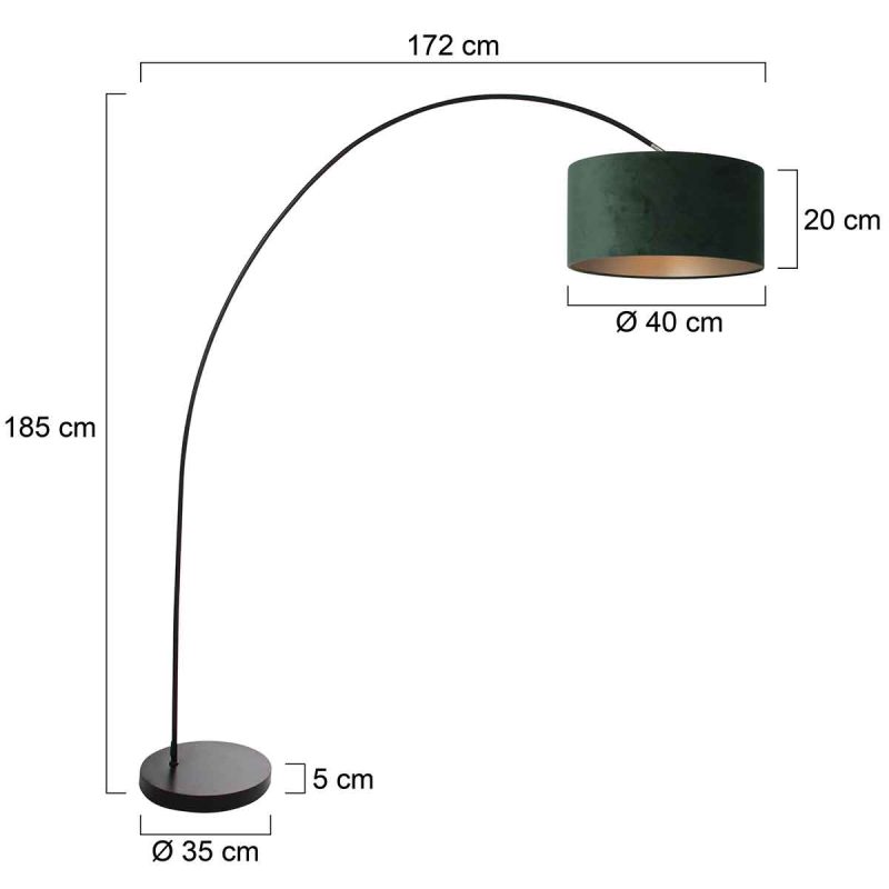 lampadaire-arc-noir-avec-abat-jour-vert-mexlite-solva-3899zw-5