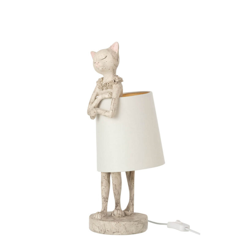 romantische-witte-tafellamp-kat-jolipa-cat-poly-11466-1