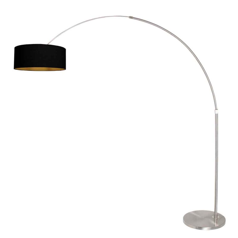 lampadaire-gris-avec-grand-arc-steinhauer-sparkled-light-3963st-1