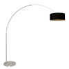 lampadaire-gris-avec-grand-arc-steinhauer-sparkled-light-3963st