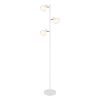 lampadaire-blanc-3-abat-jours-ambre/verre-fumé-globo-tokki-54309sw