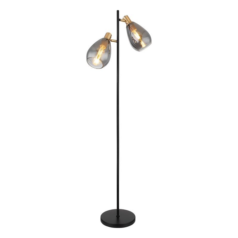 lampadaire-classique-noir-en-métal-globo-fanni-15563s