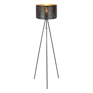 lampadaire-rétro-rond-en-métal-noir-globo-tunno-15342s