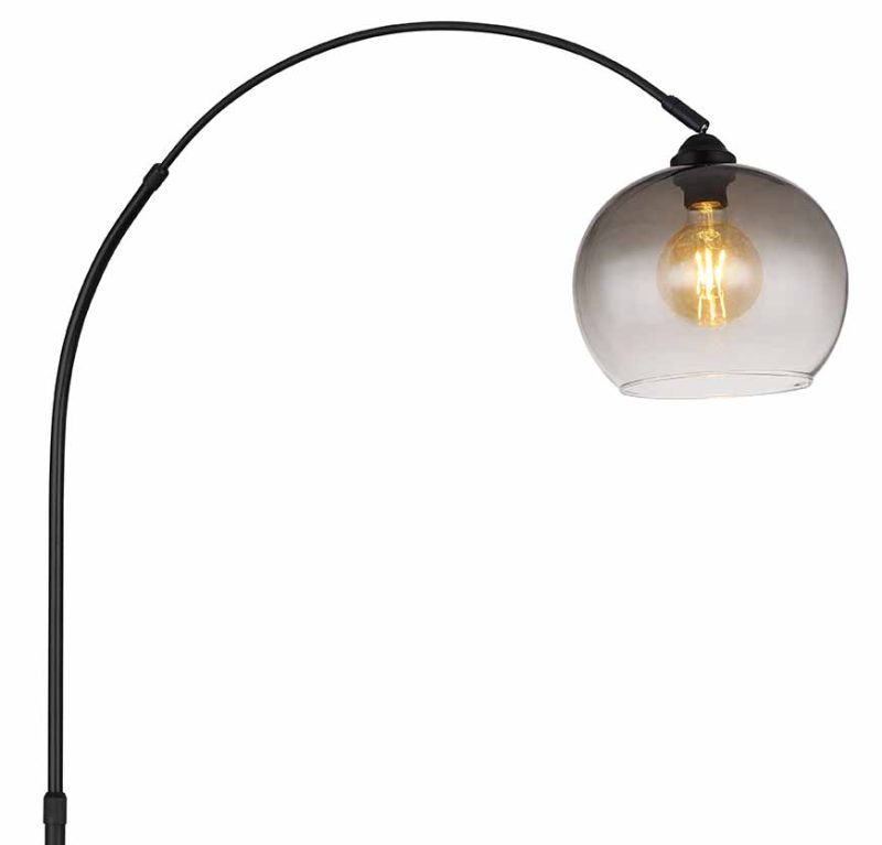 lampe-de-sol-courbee-noire-verre-fume-boule-globo-newcastle-58227bs-1