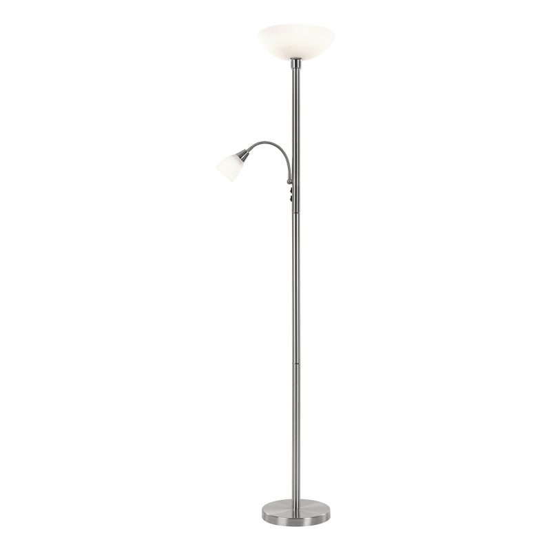 lampe-de-sol-nickel-2-abat-jours-métal/verre-satiné-globo-blade-58931