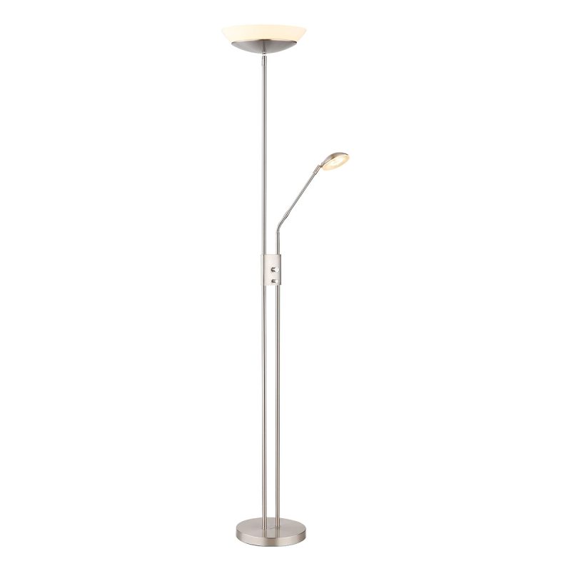 lampe-de-sol-réglable-nickel-2-lumières-globo-ganina-58009n