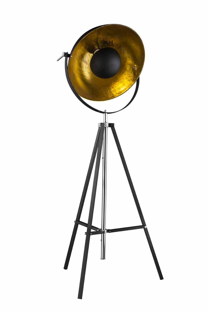 lampe-de-sol-trepied-noir-abat-jour-en-dome-dore-globo-xirena-58286-2