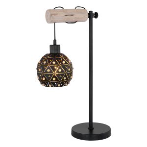 lampe-de-table-noir/naturel-avec-capot-boule-décoratif-globo-jodie-54029-1t