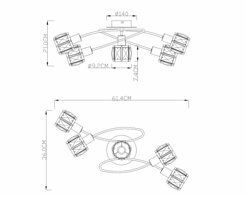 plafonnier-rond-nickel-5-abat-jours-cristal-globo-kris-54356-5-2