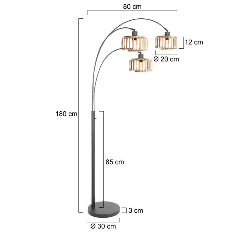 lampadaire-en-metal-noir-a-3-lumieres-steinhauer-sparkled-light-4148zw-5