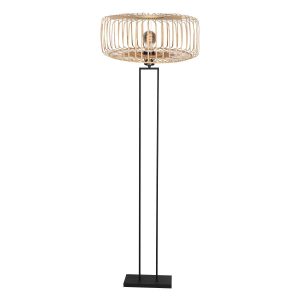 lampadaire-noir-avec-cadre-industriel-steinhauer-stang-4157zw-1