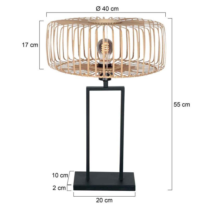 lampe-de-table-noire-avec-cadre-industriel-steinhauer-stang-4158zw-4